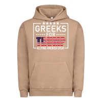Pigment Burro greeks for trump conservative gift trump 2020 re election t shirt Urban Hoodie - linhVisuals