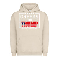 Pigment French Oak greeks for trump conservative gift trump 2020 re election t shirt Urban Hoodie - linhVisuals