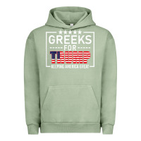 Pigment Oil Green greeks for trump conservative gift trump 2020 re election t shirt Urban Hoodie - linhVisuals