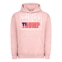 Pigment Salmon greeks for trump conservative gift trump 2020 re election t shirt Urban Hoodie - linhVisuals
