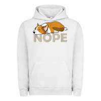 Pigment Lunar Rock nope lazy corgi Urban Hoodie - linhVisuals