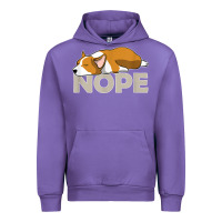 Tulip nope lazy corgi Urban Hoodie - linhVisuals