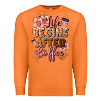Carrot life begins after coffee Premium Sweatshirt - JahusDesignShop