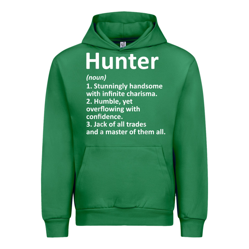 Hunter Definition Personalized Name Funny Birthday Gift Idea T Shirt Urban Hoodie by linhVisuals | Teevron