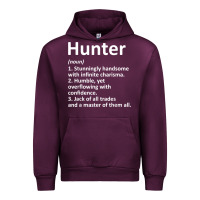 Mauve Wine hunter definition personalized name funny birthday gift idea t shirt Urban Hoodie - linhVisuals