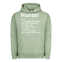 Pigment Oil Green hunter definition personalized name funny birthday gift idea t shirt Urban Hoodie - linhVisuals