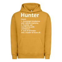 Pigment Peanut Butter hunter definition personalized name funny birthday gift idea t shirt Urban Hoodie - linhVisuals
