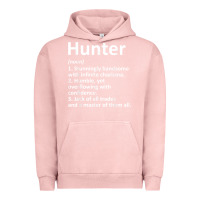 Pigment Salmon hunter definition personalized name funny birthday gift idea t shirt Urban Hoodie - linhVisuals