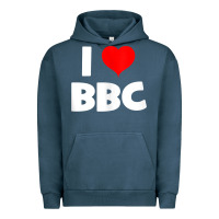 Pigment Midnight Navy i love bbc tank top Urban Hoodie - linhVisuals