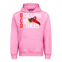 Fuchsia Pink funny obessive car detailer for car detailing t shirt Urban Hoodie - linhVisuals