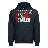 Navy funny obessive car detailer for car detailing t shirt Urban Hoodie - linhVisuals