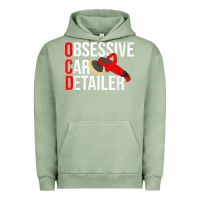 Pigment Oil Green funny obessive car detailer for car detailing t shirt Urban Hoodie - linhVisuals