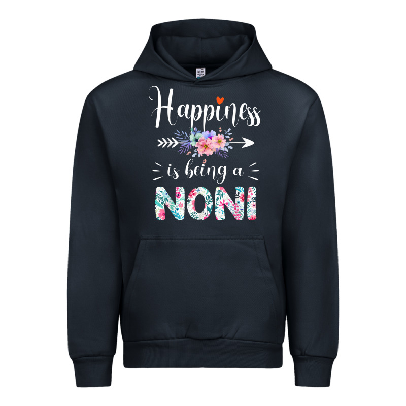Happiness Is Being A Noni Ever Women Floral Decor Urban Hoodie by linhVisuals | Teevron