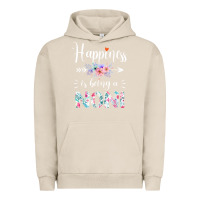 Pigment French Oak happiness is being a noni ever women floral decor Urban Hoodie - linhVisuals