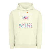 Pigment Pistachio happiness is being a noni ever women floral decor Urban Hoodie - linhVisuals
