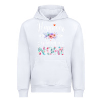 White happiness is being a noni ever women floral decor Urban Hoodie - linhVisuals