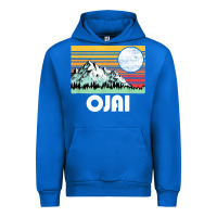Cobalt ojai california mountains & sun retro 80s graphic Urban Hoodie - linhVisuals