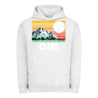Pigment Lunar Rock ojai california mountains & sun retro 80s graphic Urban Hoodie - linhVisuals