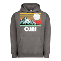 Pigment Tornado ojai california mountains & sun retro 80s graphic Urban Hoodie - linhVisuals