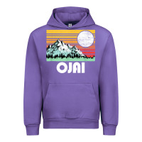 Tulip ojai california mountains & sun retro 80s graphic Urban Hoodie - linhVisuals