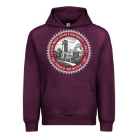 Mauve Wine csu chico seal Urban Hoodie - linhVisuals
