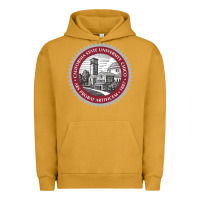 Pigment Peanut Butter csu chico seal Urban Hoodie - linhVisuals