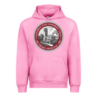 Fuchsia Pink csu chico seal Urban Hoodie - linhVisuals