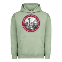 Pigment Oil Green csu chico seal Urban Hoodie - linhVisuals