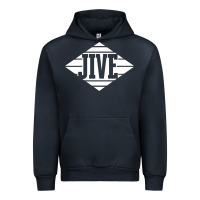 Navy jive records Urban Hoodie - linhVisuals