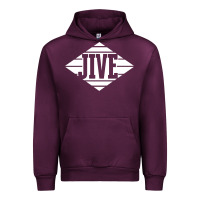 Mauve Wine jive records Urban Hoodie - linhVisuals