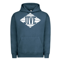 Pigment Midnight Navy jive records Urban Hoodie - linhVisuals