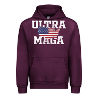 Mauve Wine ULTRA MAGA Urban Hoodie - linhVisuals