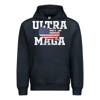 Navy ULTRA MAGA Urban Hoodie - linhVisuals