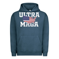 Pigment Midnight Navy ULTRA MAGA Urban Hoodie - linhVisuals