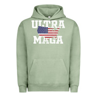 Pigment Oil Green ULTRA MAGA Urban Hoodie - linhVisuals