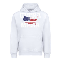 White ULTRA MAGA Urban Hoodie - linhVisuals
