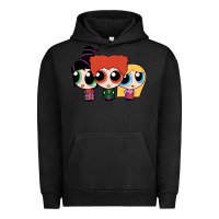 Pigment Black power puff girls Urban Hoodie - linhVisuals