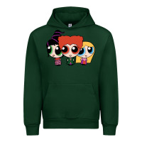 Forest Green power puff girls Urban Hoodie - linhVisuals