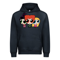 Navy power puff girls Urban Hoodie - linhVisuals