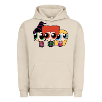 Pigment French Oak power puff girls Urban Hoodie - linhVisuals