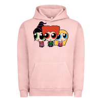 Pigment Salmon power puff girls Urban Hoodie - linhVisuals
