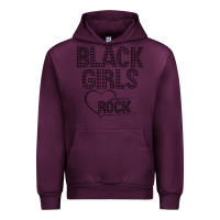 Mauve Wine black girls rock Urban Hoodie - linhVisuals