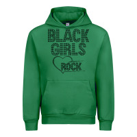 Emerald black girls rock Urban Hoodie - linhVisuals