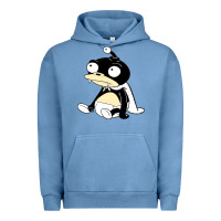 Pigment Pebble Blue nibbler  futurama Urban Hoodie - linhVisuals