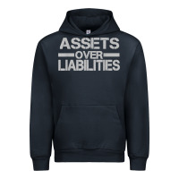 Navy assets over liabilities mens t shirt Urban Hoodie - linhVisuals