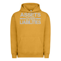 Pigment Peanut Butter assets over liabilities mens t shirt Urban Hoodie - linhVisuals