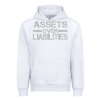 White assets over liabilities mens t shirt Urban Hoodie - linhVisuals