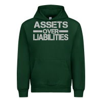 Forest Green assets over liabilities mens t shirt Urban Hoodie - linhVisuals
