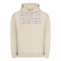 Pigment French Oak assets over liabilities mens t shirt Urban Hoodie - linhVisuals