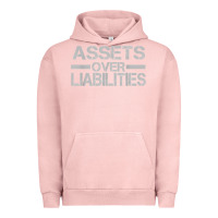 Pigment Salmon assets over liabilities mens t shirt Urban Hoodie - linhVisuals